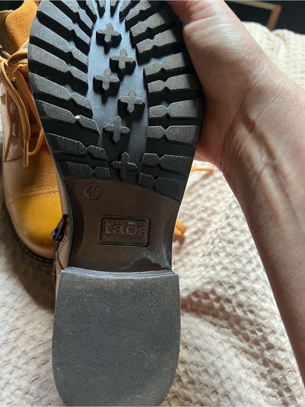 Women’s Taos Ankle Boots in Tan/mustard - Picture 5 of 7